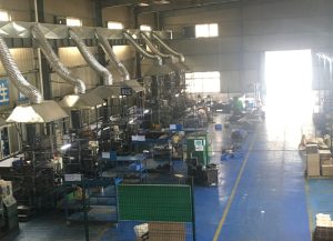 GJBUSH 工厂内部悬挂衬套生产线特写