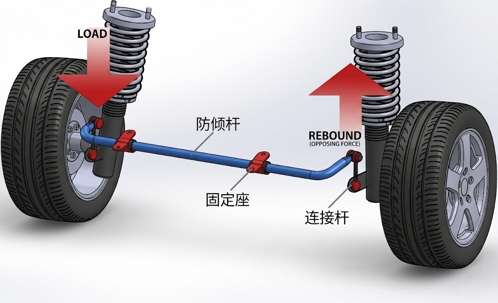 横向稳定杆衬套防异响