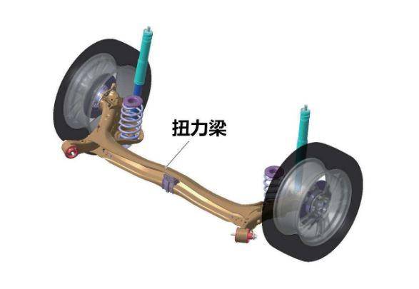 扭力梁悬架后桥衬套