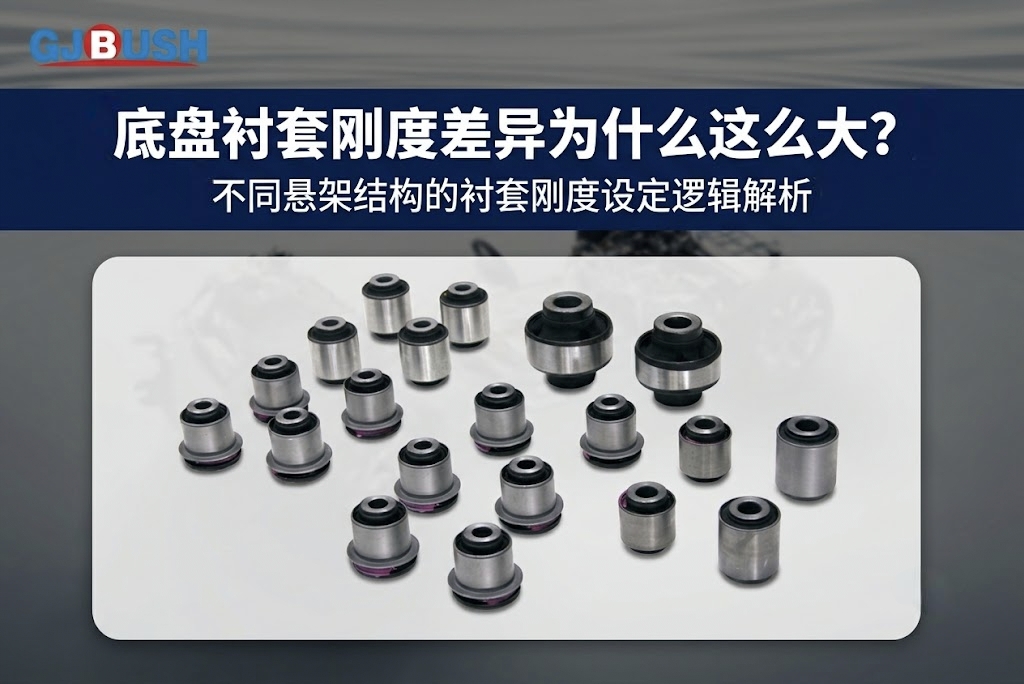 底盘衬套刚度差异为什么这么大？不同悬架结构的衬套刚度设定逻辑解析